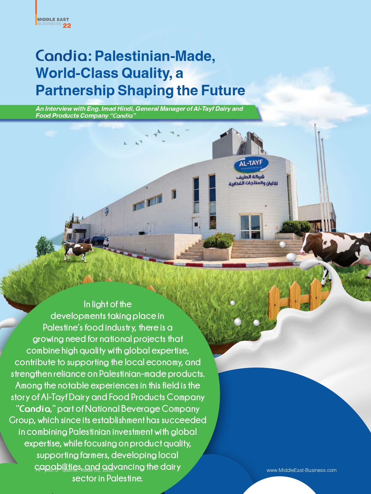 Candia: Palestinian-Made, World-Class Quality, a Partnership Shaping the Future  